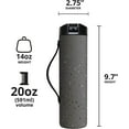 thumbnail image 2 of 20oz Iconic SPORT Bottle- Grey Speckle, 2 of 8