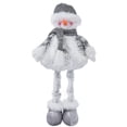 thumbnail image 3 of Juguete de muñeco de nieve muñeca de muñeco de nieve suave tela de poliéster retráctil encantador para regalo de Navidad para decoración de Navidad ANGGREK Otros, 3 of 8