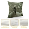 thumbnail image 4 of Qinduosi of Throw Pillow Cover Rustic Decorative Pillow Case Home Decor Cushion Pillowcase White, 4 of 5
