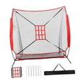 thumbnail image 3 of GARENDE Baseball Net 83inchx83inch Portable Easy Setup Lightweight Softball Pitching Net, 3 of 9