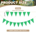 thumbnail image 2 of Uxcell Pennant Banner Flags Paper Triangle Flag Bunting Banner Garland Vintage Pennant Flags String for Wedding Birthday Green, 2 of 7