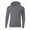 Graphite, variant on Men's Hooded Long Sleeve Loose Fit Rash Guard Surf Shirt Water Sports Swimwear