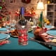 thumbnail image 5 of Decoración de la tapa de botellas de vino de Navidad | Manga de tela a cuadros a rayas | Rojo y Marrón | 9,45"x5,51" | Agarre antideslizante aislado | Accesorio de mesa festiva, idea de regalo, 5 of 6