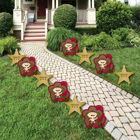 Cowboy Western Lawn  Decorations  Outdoor  Baby Shower or 
