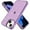 Purple, variant on Jiahe Cover For iPhone 14,6.1 inchwith Support Wireless Charging,Slin Soft Shockproof Bling Glitter Transparent TPU Back Case Cover,Black