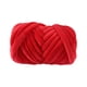 thumbnail image 2 of Hilo grueso para tejer a mano, lavable, suave y voluminoso, hilo tubular jumbo Rojo, 2 of 9