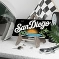 thumbnail image 3 of San Diego Logo Front License Plate, Metal License Plate, Funny Standard Plates Personalized Novelty Decorative For Men/Women/Boys/Girls Car 6×12 Inch, 3 of 6