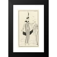 thumbnail image 2 of George Barbier 10x14 Black Modern Framed Museum Art Print Titled - Small Velvet Coat (1914), 2 of 5