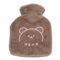 thumbnail image 2 of Hot Water Bag, Detachable Hot Water Bottle Threaded Stopper 1000ml Thickened PVC  For Winter Coffee Color,White,Purple, 2 of 8