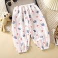 thumbnail image 2 of larppty Toddler Girls Long Harem Pants Baby Baggy Trousers Bloomers, 2 of 4