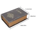 thumbnail image 2 of Miangastore Xmas Gift Storage Box Bible Shape Box Wooden Box Gift Container Christmas Supply, 2 of 8