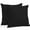 Black, variant on Boanket Outdoor Pillow Covers 24 x 24 Inches, Turquoise Waterproof Throw Pillow Cover Set of 2, Modern Pure Turquoise Decorative Square Cushion Covers for Patio/Tent/Couch/Garden