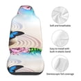 thumbnail image 5 of Sikiie Butterfly In Blossoms Zen Car Seat Protector 2 Pack Car Seat Cushion Mat, Car Seat Covers for SUV, Truck, Van, 5 of 7