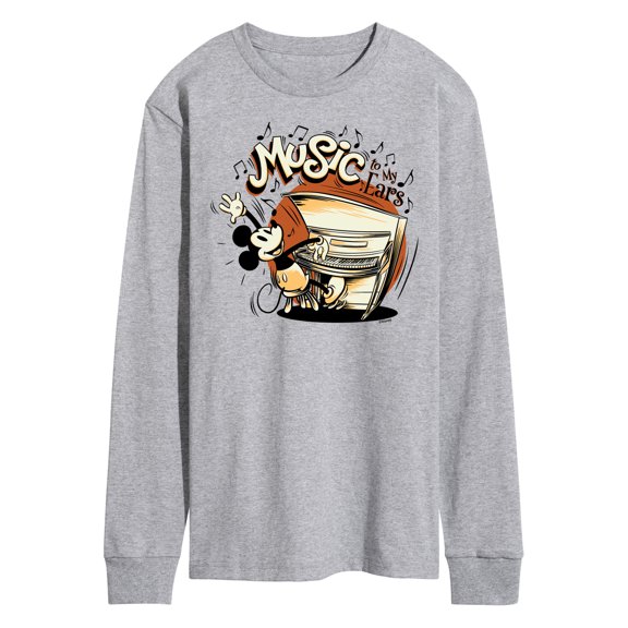 Mickey & Friends - Music To My Ears - Men's Long Sleeve T-Shirt