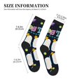 thumbnail image 3 of KLL Space Math Times Tables Print Cool Socks Men's Women's Crew Socks Funny Crazy Novelty Stockings, 3 of 7