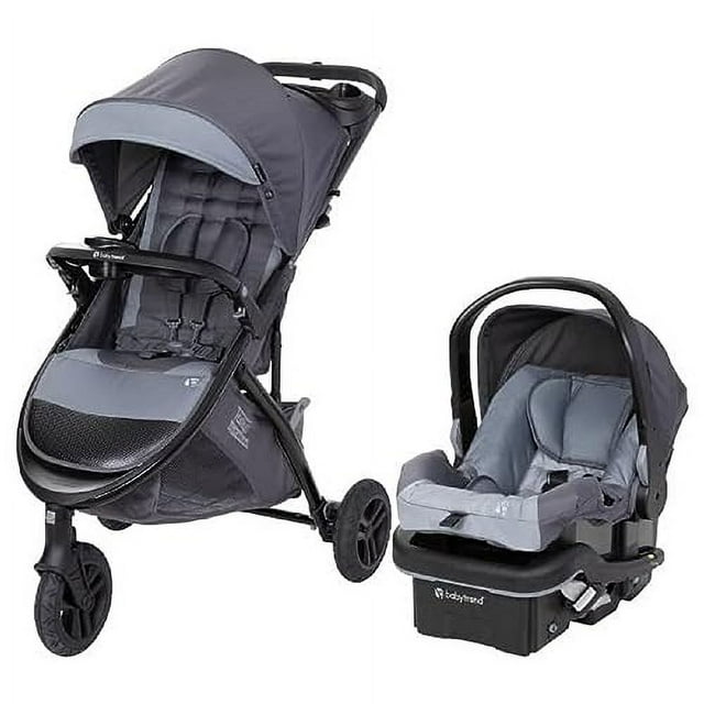 Sistema de viaje para cochecito todo terreno Baby Trend Tango™ 3 con asiento infantil para automóvil EZ-Lift™ PLUS, ultra gris