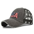 thumbnail image 3 of DQRPSEETB Ball Cap Women Men Sun Hat Star Embroidery Cotton Baseball Cap Trucker Hat Hip Hop Hat Gym Cap, 3 of 3