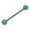 Green, variant on Solid Titanium Piercing Barbells 14G - Perfect for Nipples and Tongue- Sold Each