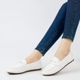 thumbnail image 6 of Ecetana Women's Penny Loafers Slip-Ons Flats Business Dress Shoes Lightweight Walking Driving Shoes, 6 of 6