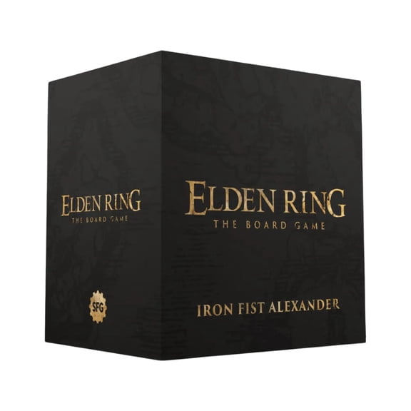 Figura de acción Elden Ring Iron Fist Alexander con 8 tarjetas