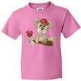 thumbnail image 3 of Inktastic Baseball Teddy Bear Youth T-Shirt, 3 of 5