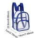 thumbnail image 2 of Mochila transparente Mochila de PVC resistente Mochila transparente con correa reforzada Mochila transparente para estadio, 2 of 3