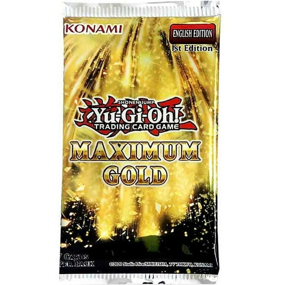 YuGiOh Trading Card Game Maximum Gold Booster Pack (5 Cards)