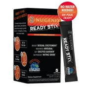 Nugenix Ready Stix - Men's Excitement Booster Supplement, 5 Packets, Powder, Sour Blue Raspberry
