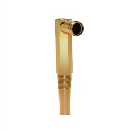 Scott Drake C8AZ-18599-A Heater Hose Elbow 390/428 - Gold Zinc Finish