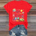 thumbnail image 7 of Fnhpitd Butter T Shirt Teach Tshirt Cute Teacher Life Shirts Special Education Tee Inspirational Tops Red,2Xl, 7 of 7