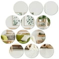 thumbnail image 2 of 10 Pcs Round Mirror Candle Plate, 7.87" Round Mirror Trays, Circle Glass Mirror Tiles for Table Centerpieces, Wedding Party Decorations, Wall Decor, Crafts, 2 of 6