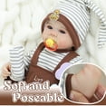 thumbnail image 4 of Muñeca Reborn Kdudgso Realistic de 20 cm con kit de alimentación para mayores de 3, 4 of 6