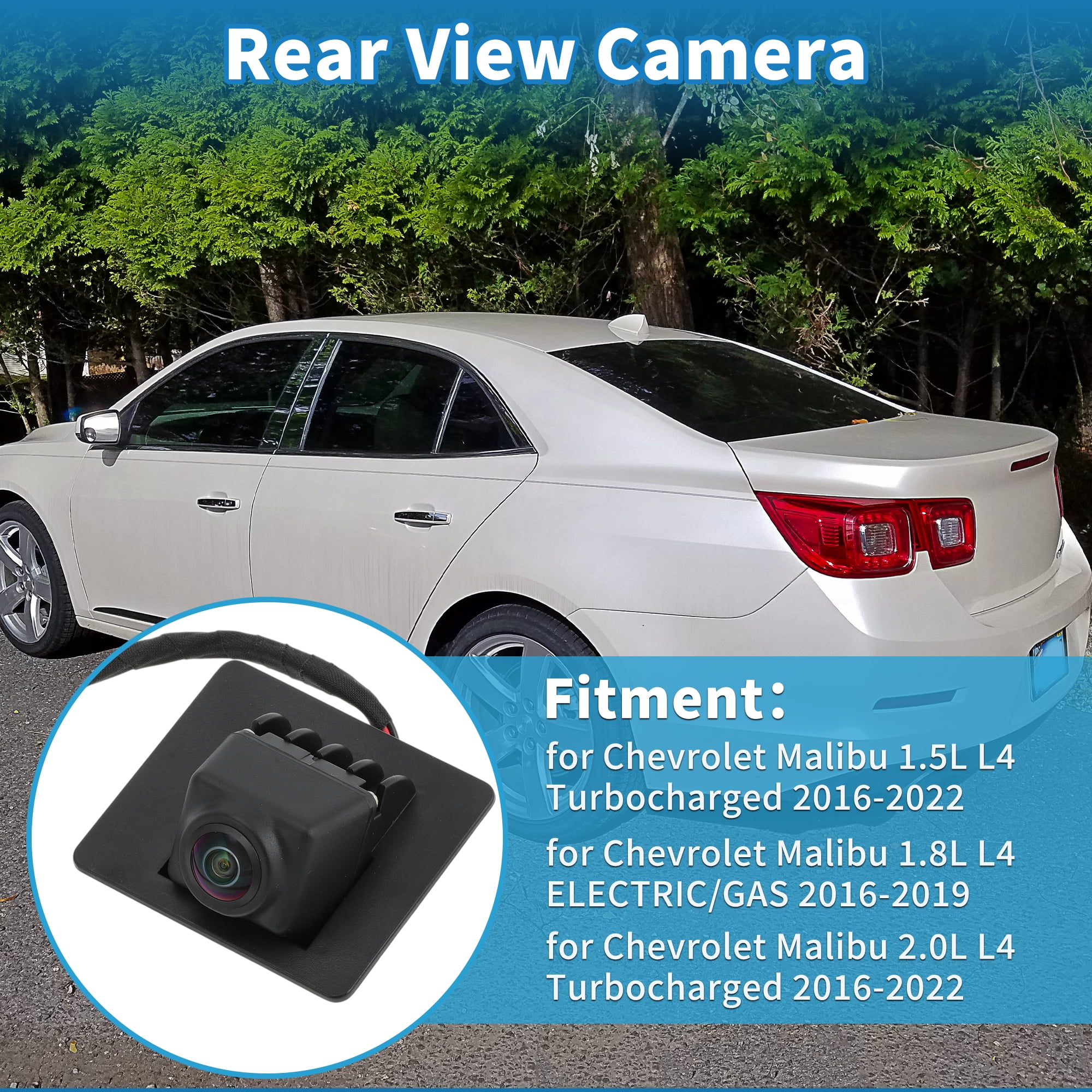 Unique Bargains Rear View Camera for Chevrolet Malibu 2016-2022 Backup Camera