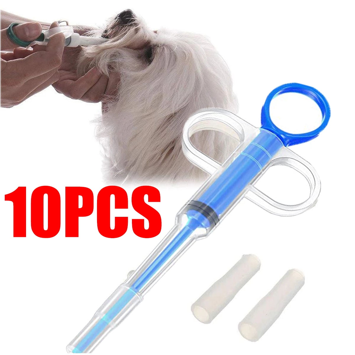 1/10/20Pieces Pet Pill Dispenser, Pet Pill/Pill Syringe Feeding Tool