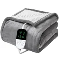 thumbnail image 1 of Manta eléctrica, manta de franela, colchón de invierno, lavable a máquina, doble capa, Control de temperatura, manta calentada más cálida, 1 of 5