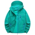 thumbnail image 6 of Yaoyar Waterproof Sun Protection Jacket Mens Outdoor Full Zip Long Sleeve Windbreaker Hiking Unisex Raincoats Jogging Breathable Rain Coats, 6 of 8