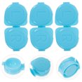 thumbnail image 2 of MasteelfCA 10pcs Lenses Case Holder Storage Box Container for Home and Travel (Blue), 2 of 7