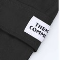 thumbnail image 5 of ZACPNCV Boy's Baggy Cargo Shorts Straight Leg Cool Shorts Flap Pocket Letter Patched Short Black 4-5 Years, 5 of 6
