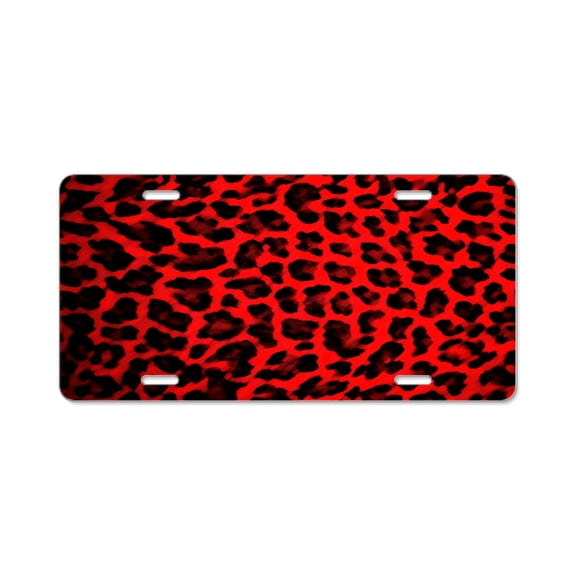 CafePress - Red Lep Licframe - Aluminum License Plate, Front License Plate, Vanity Tag