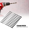 thumbnail image 3 of Juego de brocas helicoidales brocas helicoidales 10 Uds juego de brocas helicoidales brocas de pared de cerámica y madera resistentes y duraderas herramientas de ANGGREK Otros, 3 of 8
