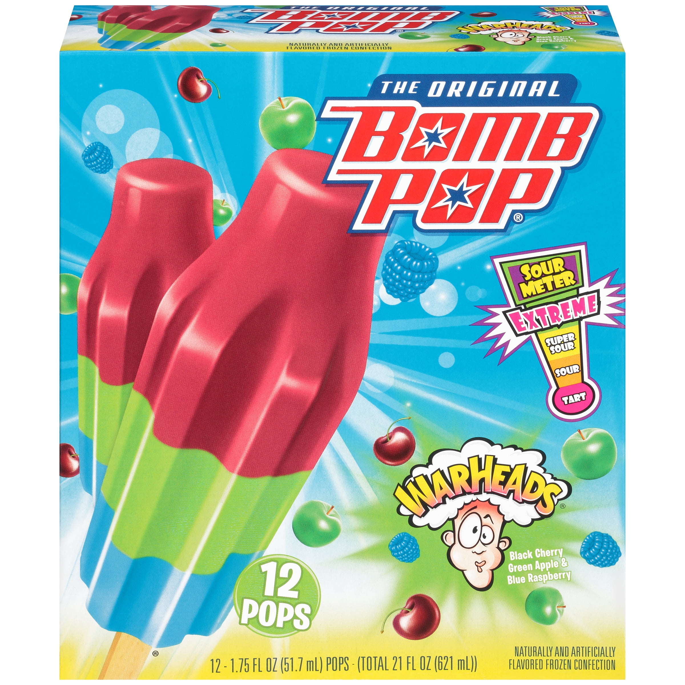 Bomb Pop The Original Warheads Ice Pops Flavors of Black Bomb Pop The Original Warheads Ice Pops Flavors of Black