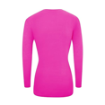 thumbnail image 4 of V-Neck Under Scrub Tee for Women, Soft and Stretchy Long Sleeve T-Shirt G717 (One Pack), Neon Pink, 2XL Size, 4 of 7