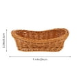 thumbnail image 2 of AURARMLET kitchen baskets for bread Light Brown Imitation Rattan Decoration 1Pack, 2 of 4