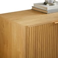 thumbnail image 5 of TrumanPick 59" Buffet Cabinet with Storage, Large Credenza with 4 Doors Accent Storage Cabinets Mid Century Modern Sideboard for Living Room Kitchen, Natural, 5 of 8