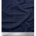 thumbnail image 2 of Soimoi Tissu en Jersey de Coton Rayé & Imprimé Panneau Aztèque au Mètre 58 Pouces de Large, 2 of 3