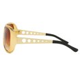 thumbnail image 2 of Gafas de sol estilo aviador Rockstar de los años 50 y 60, gafas de sol doradas para celebridades, 1 par JM, 2 of 5
