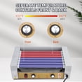 thumbnail image 3 of AKDSteel Stainless Steel Hot Dog Machine & Sausage Grill, 750w Dual Temp Control With Pc Hood Shelf, 3 of 7