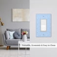 thumbnail image 5 of Haiem Blue snowflakes elegant Pattern Decorative Wall Plates, 1-Gang 5.0" x3.0", Unbreakable Thermoplastic Faceplate Cover for Decorator Receptacle Outlet & Switch-Style U, 5 of 6