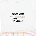 thumbnail image 4 of Inktastic Love You Smore Marshmallow Girls Toddler Dress, 4 of 5
