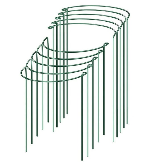 Sturdy Metal Plant Support Stakes for Garden - Keep Flowers and Vegetables Smile Home
